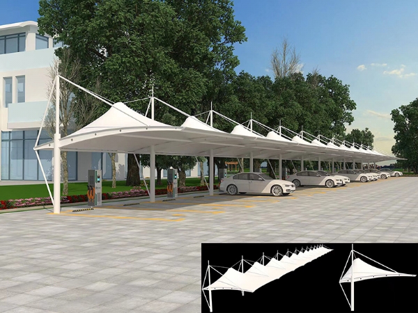 山東膜結構車棚廠家